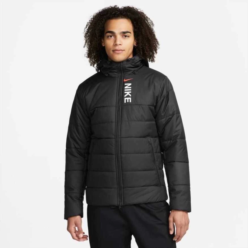 Sportswear Hybrid Synthetic Fill Jacket Siyah Erkek Mont