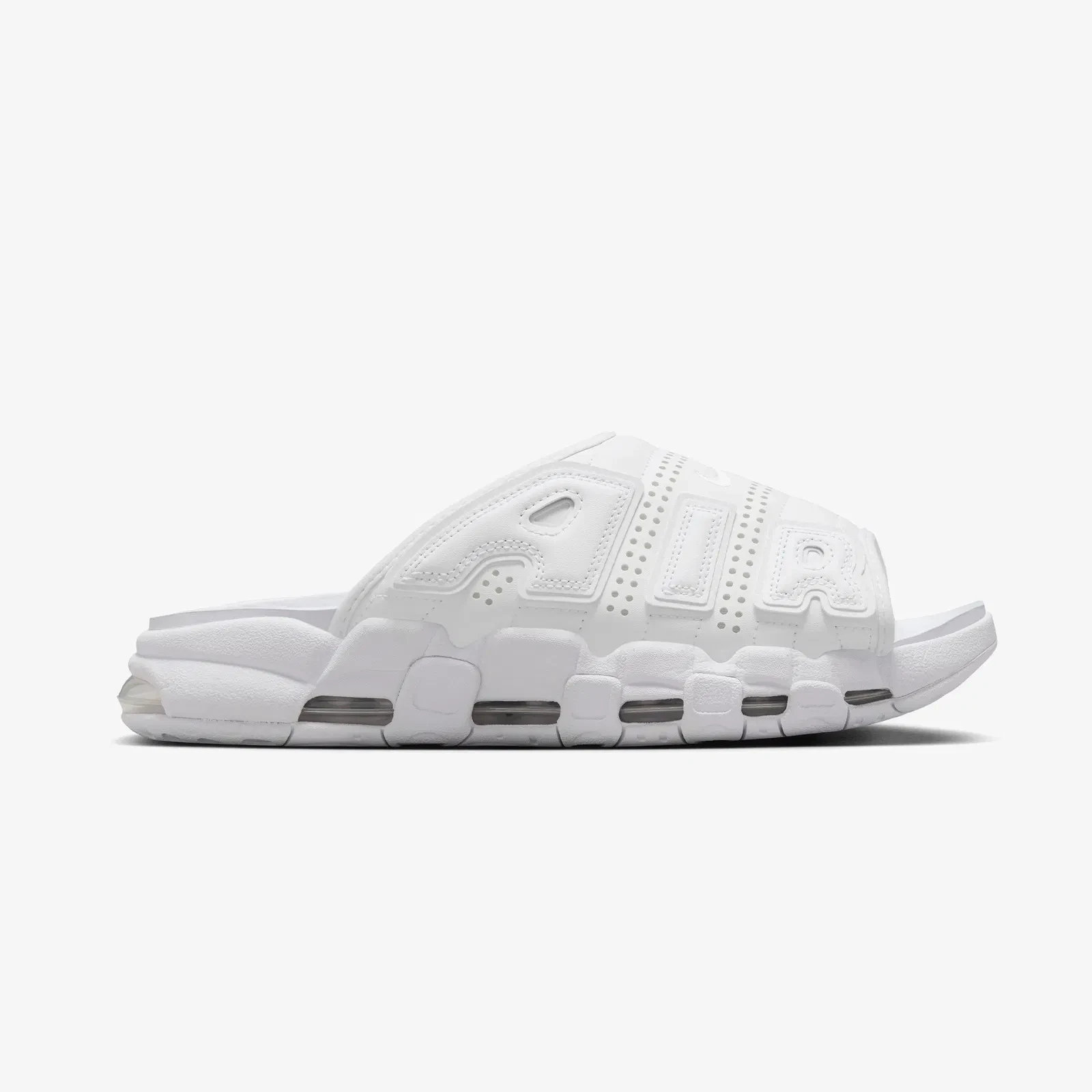 Nike Air More Uptempo Erkek Beyaz Terlik FD9883-101