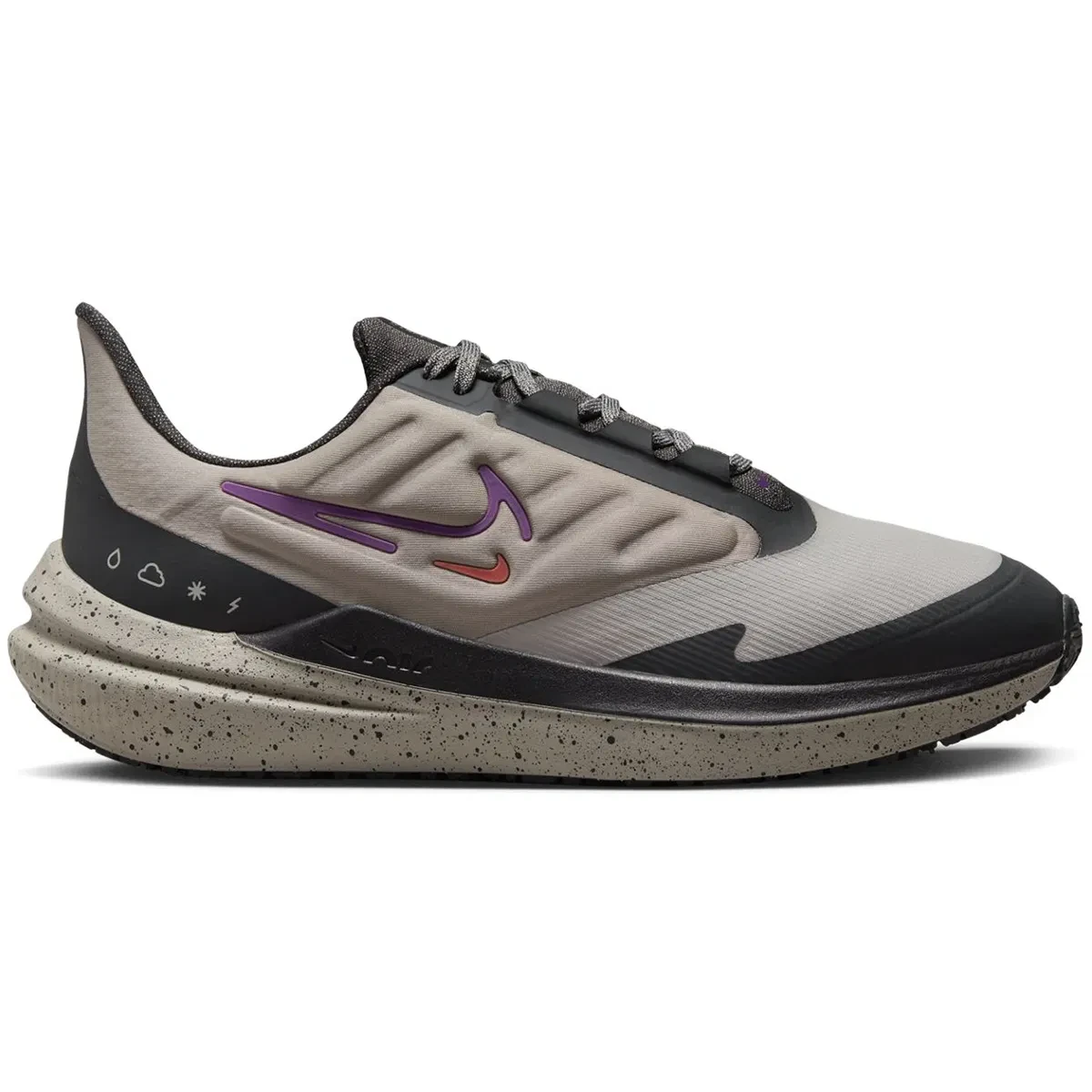 Nike Air Winflo 9 Shield Unisex Gri Yürüyüş Ayakkabısı DM1104-002