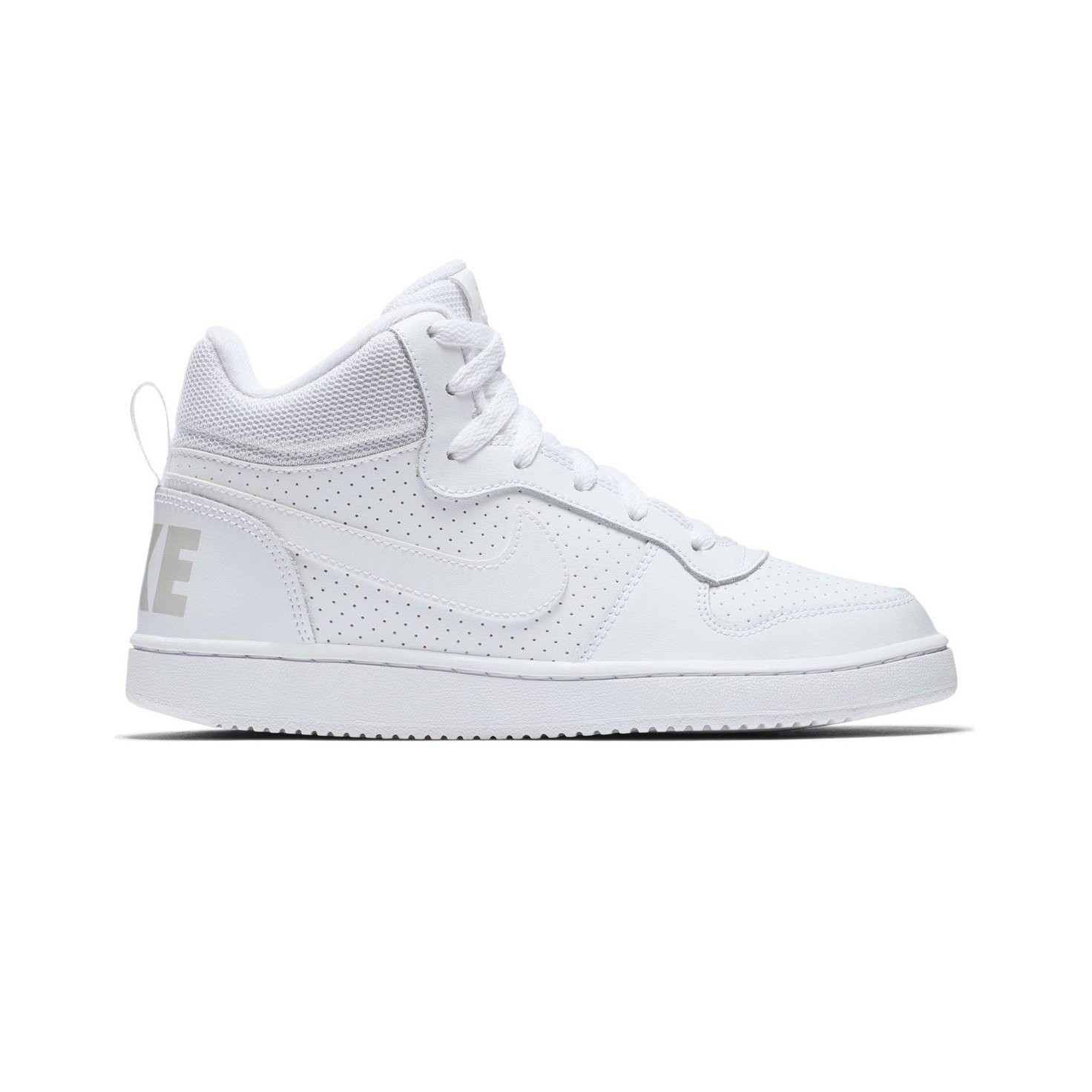 Nike Beyaz Court Borough Mid Sneaker 839977-100