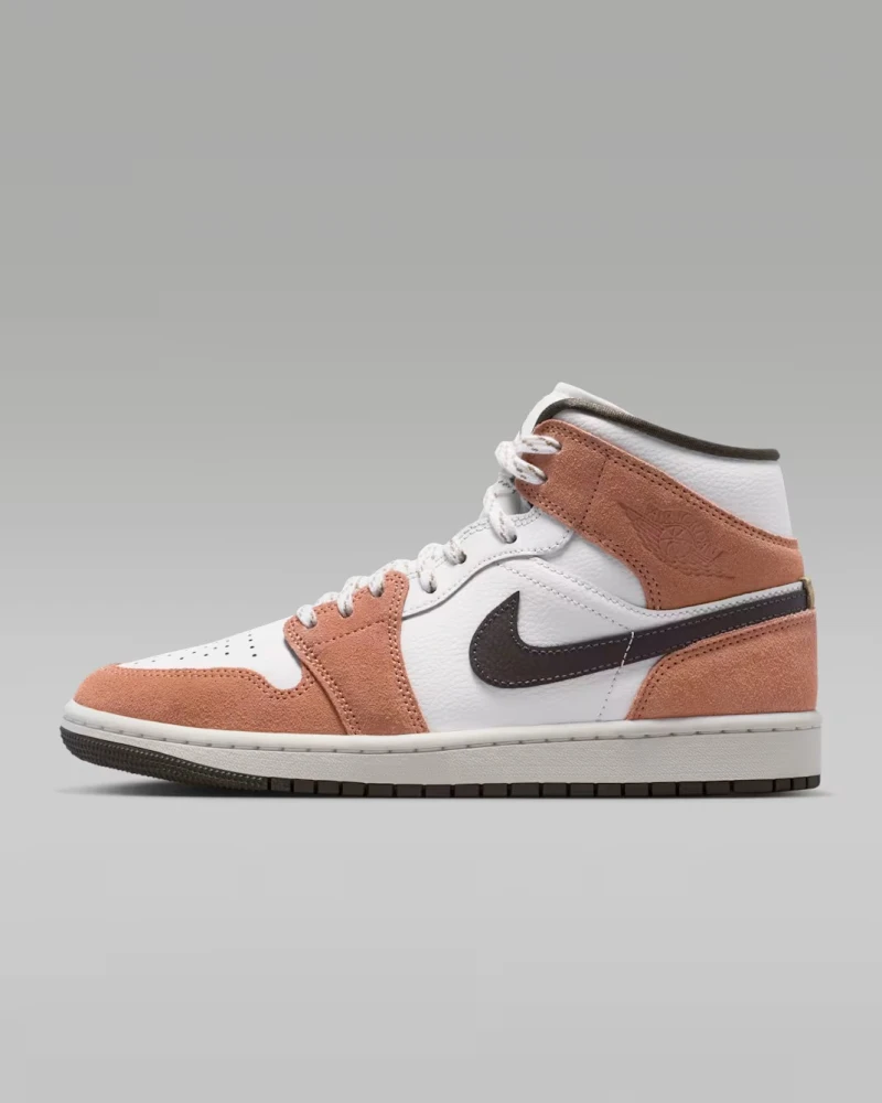 Air Jordan 1 Mid Beyaz Günlük Sneaker