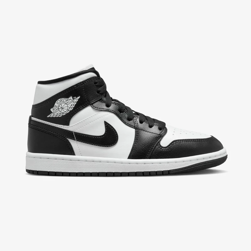 Air Jordan 1 Mid Siyah Günlük Sneaker