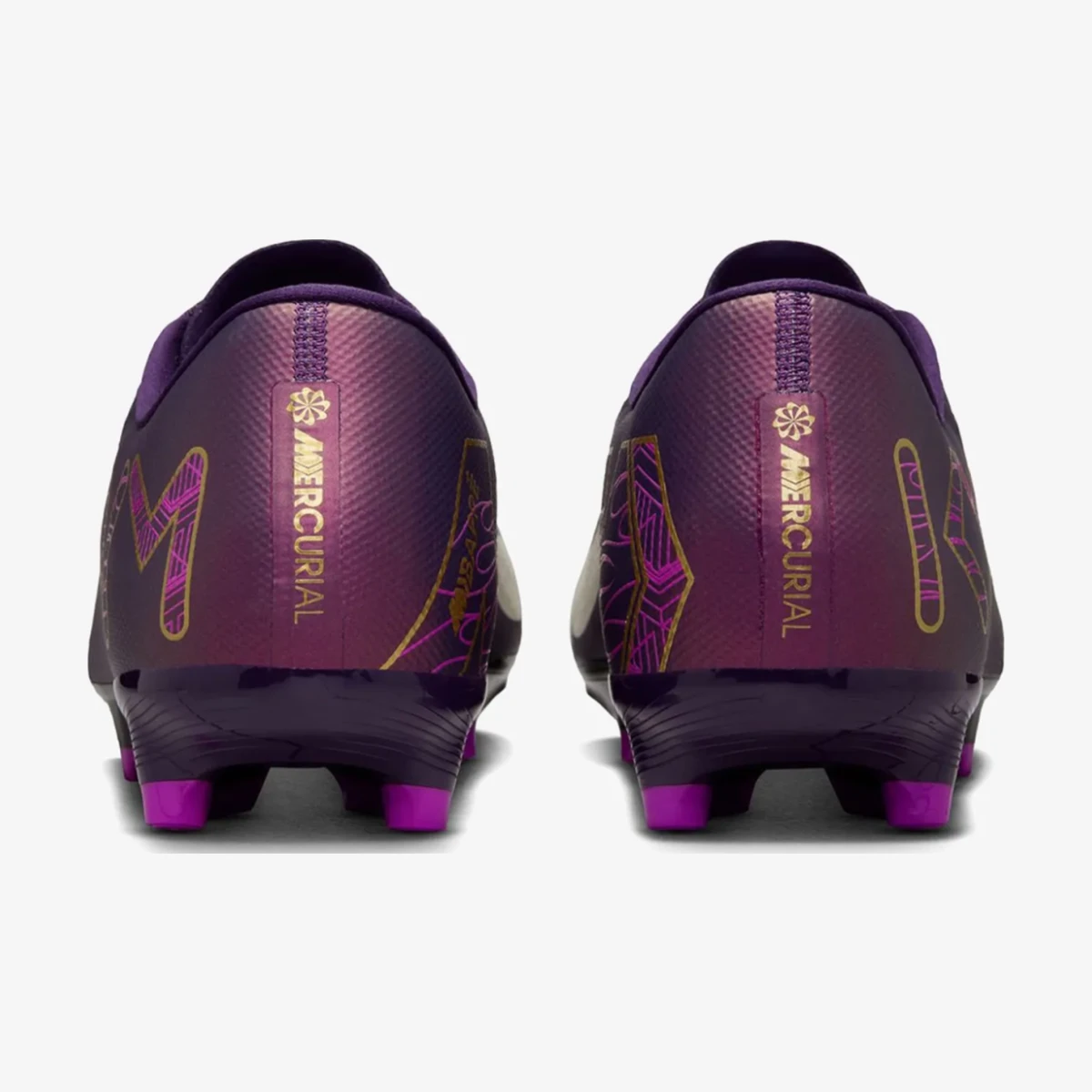 Nike Mercurial Vapor 16 Academy "Kylian Mbappe" Erkek Mor Çim Saha Kramponu – görsel 4