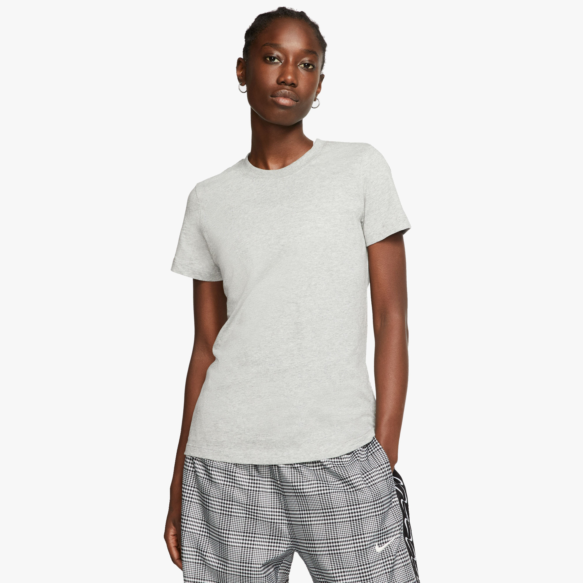 Nike Kadın Urban Kısa Kollu Gri T-Shirt CZ6368-063